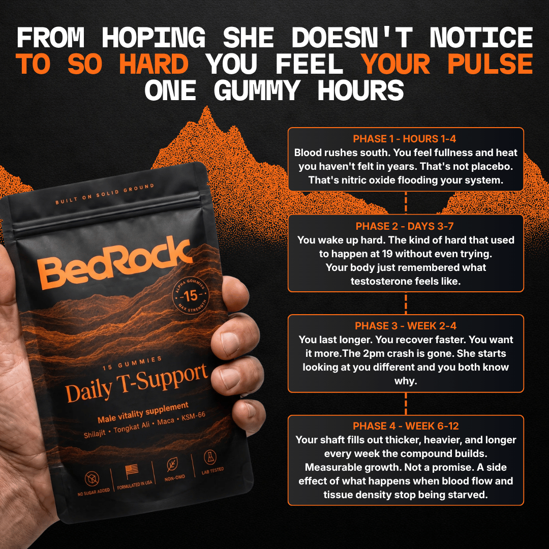 BEDROCK SO HARD SHE FEELS EVERY INCH